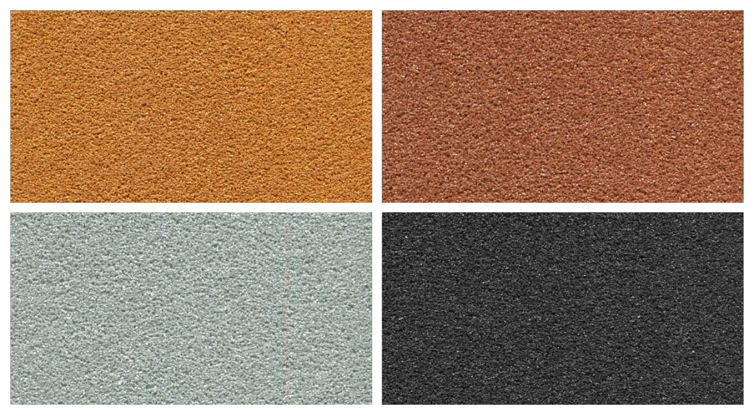Glazed Metallic Stone Coating